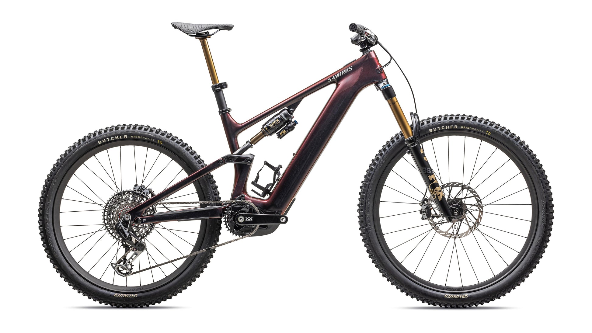 S-Works Turbo Levo 4 Gloss Red Pearl / Black / Metallic White Silver / S5