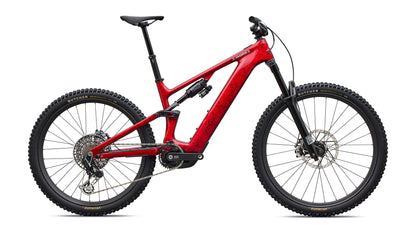 2027 Specialized S-Works Turbo Levo 4 - Gloss Red Tint / Silver Dust / Metallic White Silver