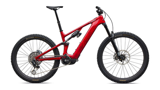 2027 Specialized S-Works Turbo Levo 4 - Gloss Red Tint / Silver Dust / Metallic White Silver