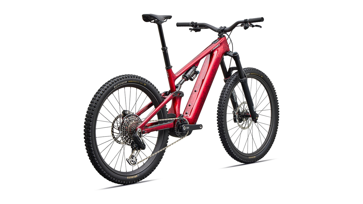 2027 Specialized S-Works Turbo Levo 4 - Gloss Red Tint / Silver Dust / Metallic White Silver
