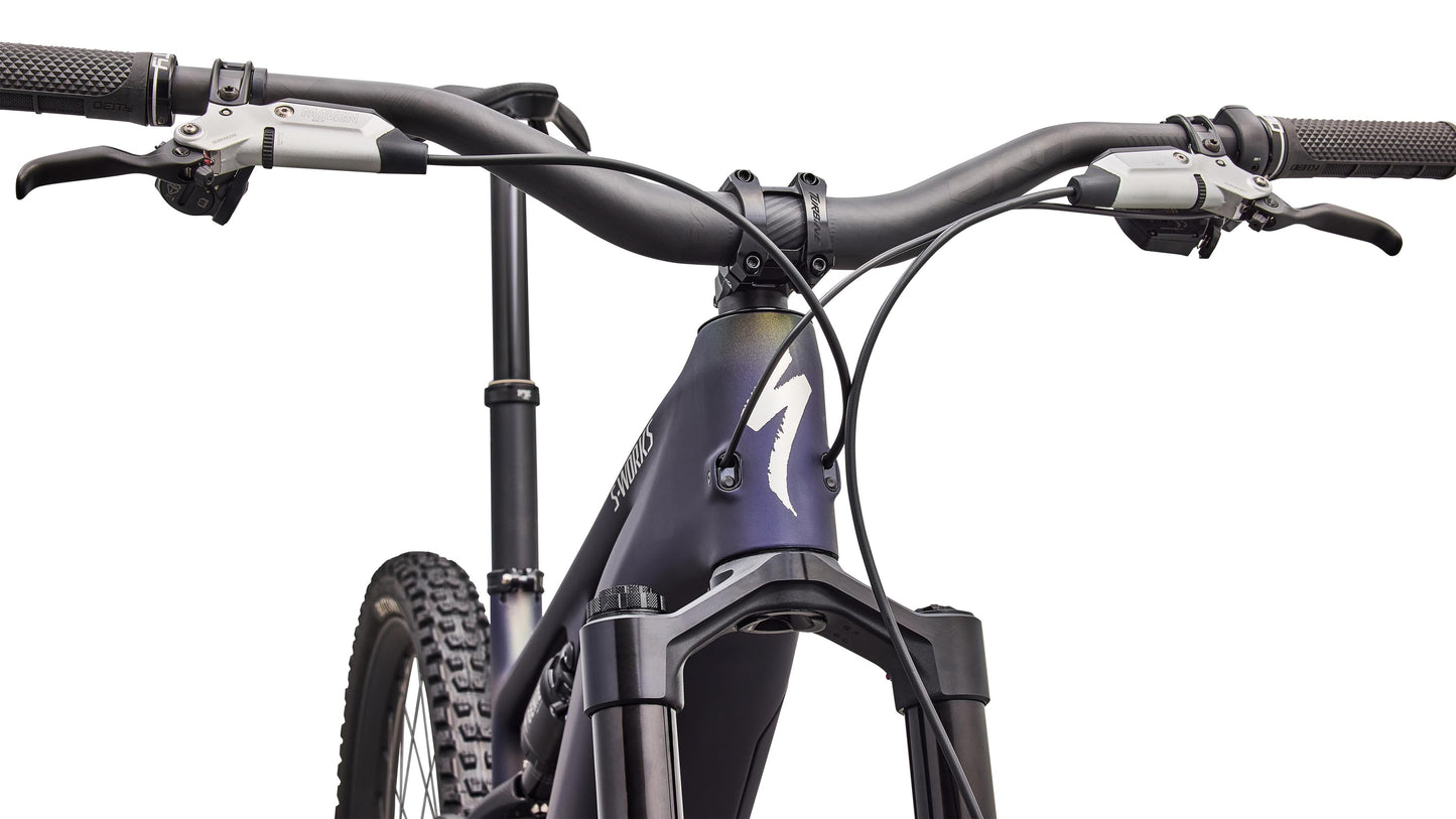 2027 Specialized S-Works Turbo Levo 4 - Satin Blue Tint / Chrome