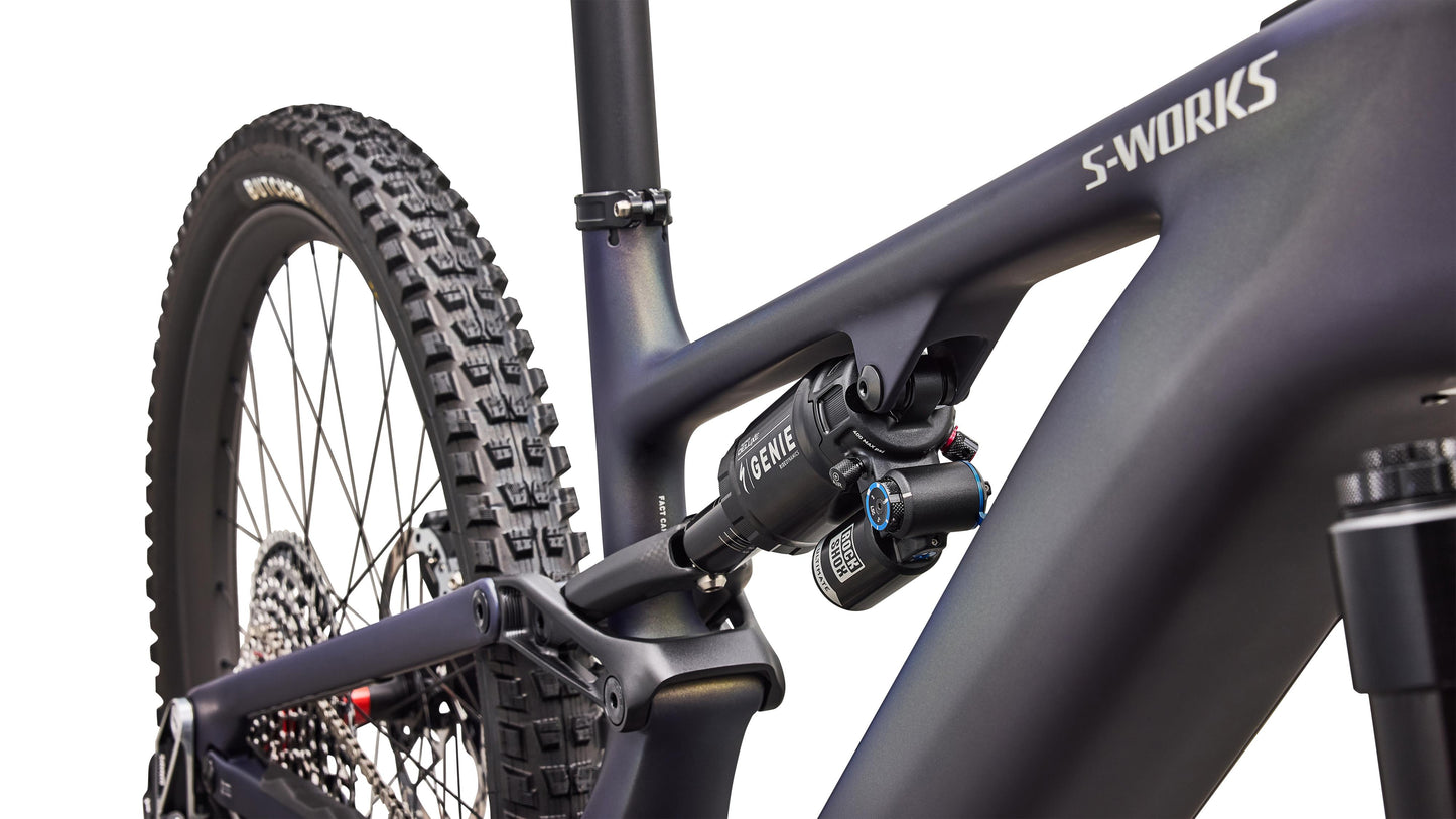 2027 Specialized S-Works Turbo Levo 4 - Satin Blue Tint / Chrome