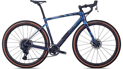 specialized gravel e bike 2022 Specialized S-Works Diverge, Gloss Light Silver/Dream Silver/Dusty blue/wild 61