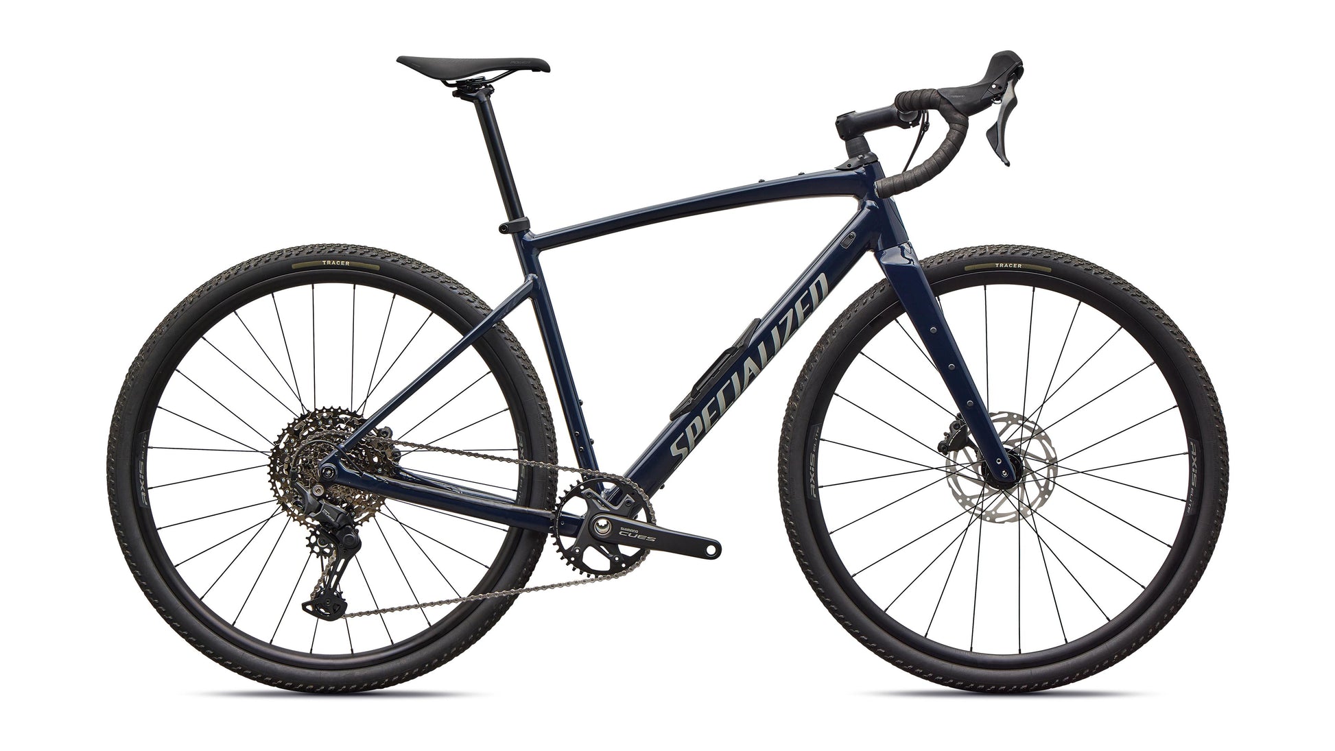 specialized diverge gravel bikes Specialized Diverge 4 Sport Alloy, Gloss Dark Navy / Dolomite Metallic / 54cm