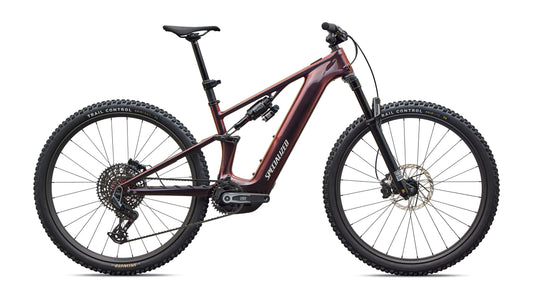 2027 Specialized Turbo Levo R Pro - Gloss Black Red Chameleon / Dolomite
