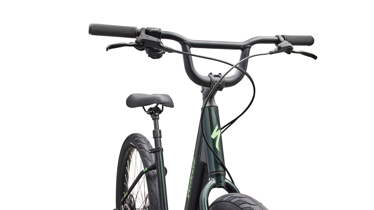 2027 Specialized Roll 3.0 Low Entry - Gloss Oak Green Metallic / Powdered Lime