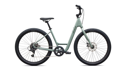 2027 Specialized Roll 2.0 Low Entry - Gloss Agave Grey / Bottle Green