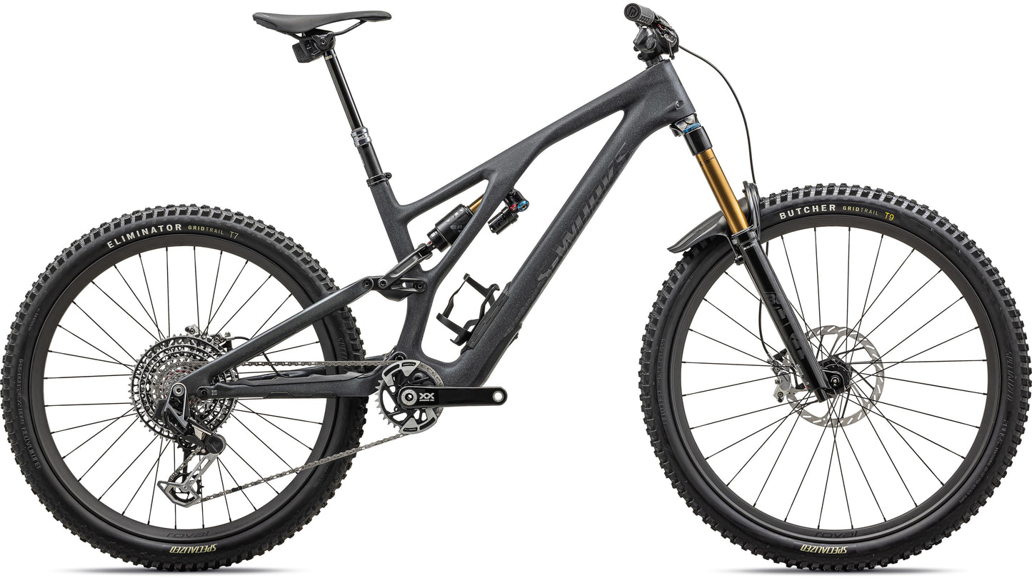 2024 Specialized SJ EVO S-Works T Type SatSmk/ClGry/ElecGrn/GlsSmkLiqMet