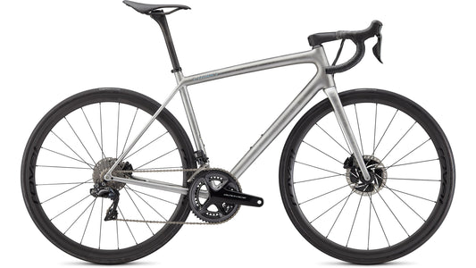 Specialized S-Works Aethos - Founder's Edition - Satin Brushed Liquid Silver / Holographic 58