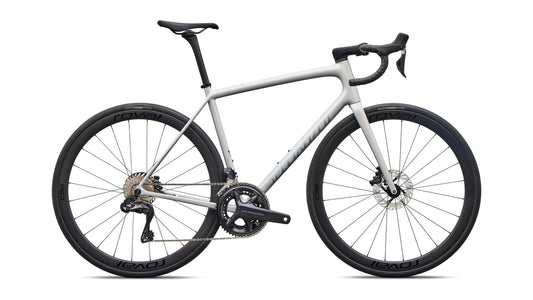 2027 Specialized Aethos 2 Expert - Shimano Ultegra Di2 - Dolomite Metallic / Shadow Silver