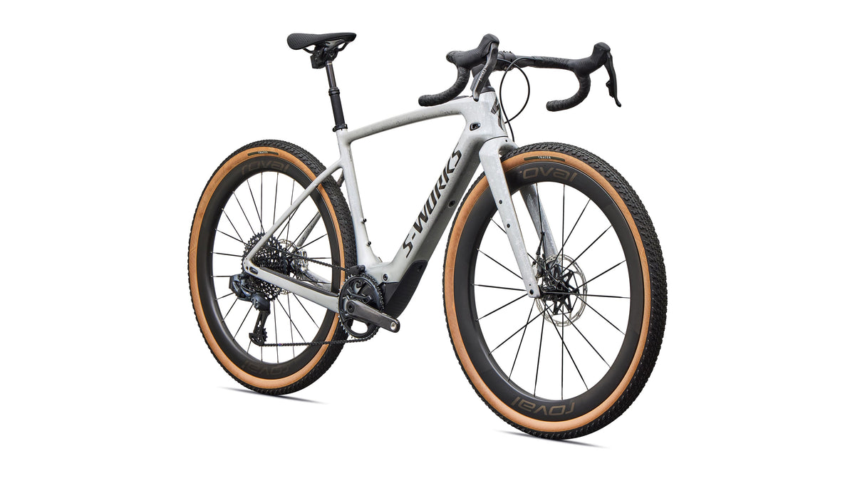 2027 Specialized S-Works Turbo Creo 2 - SRAM RED / XX1 Eagle AXS - Gloss Dolomite Metallic / Shadow Silver Fade / Obsidian Metallic