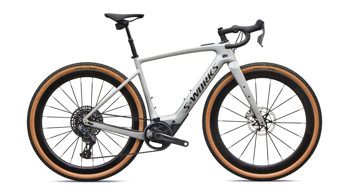 2027 Specialized S-Works Turbo Creo 2 - SRAM RED / XX1 Eagle AXS - Gloss Dolomite Metallic / Shadow Silver Fade / Obsidian Metallic
