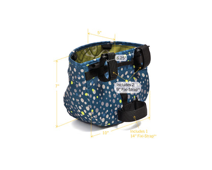 Po Campo Crescent Bike Basket - Bubbly