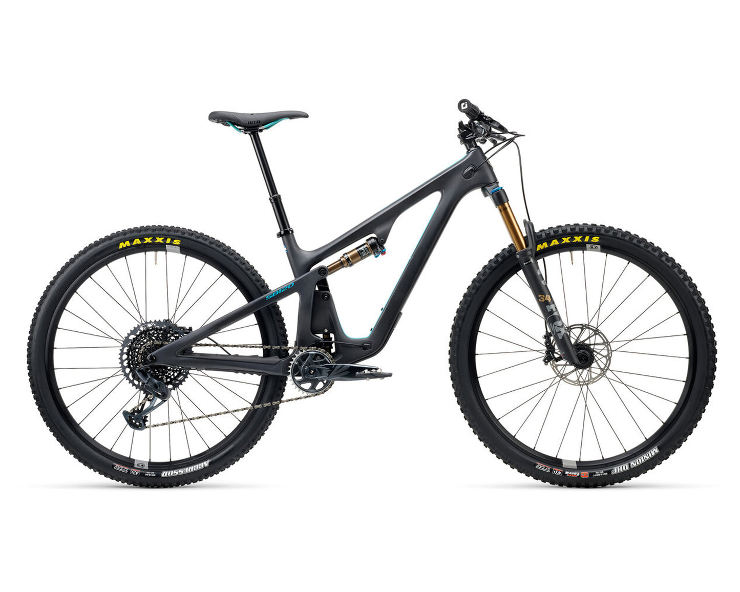Yeti Cycles SB120 C2 GX Fox Factory Raw/Turq - Size Small
