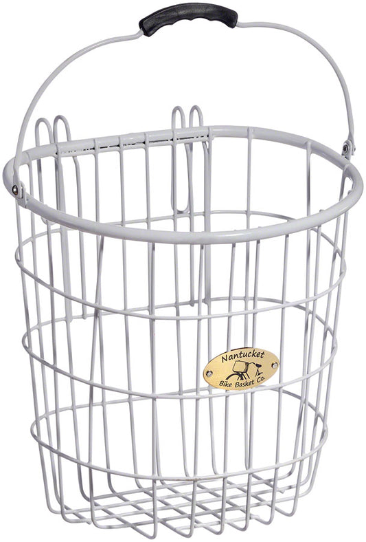 Nantucket Bike Basket Surfside Wire Pannier Basket