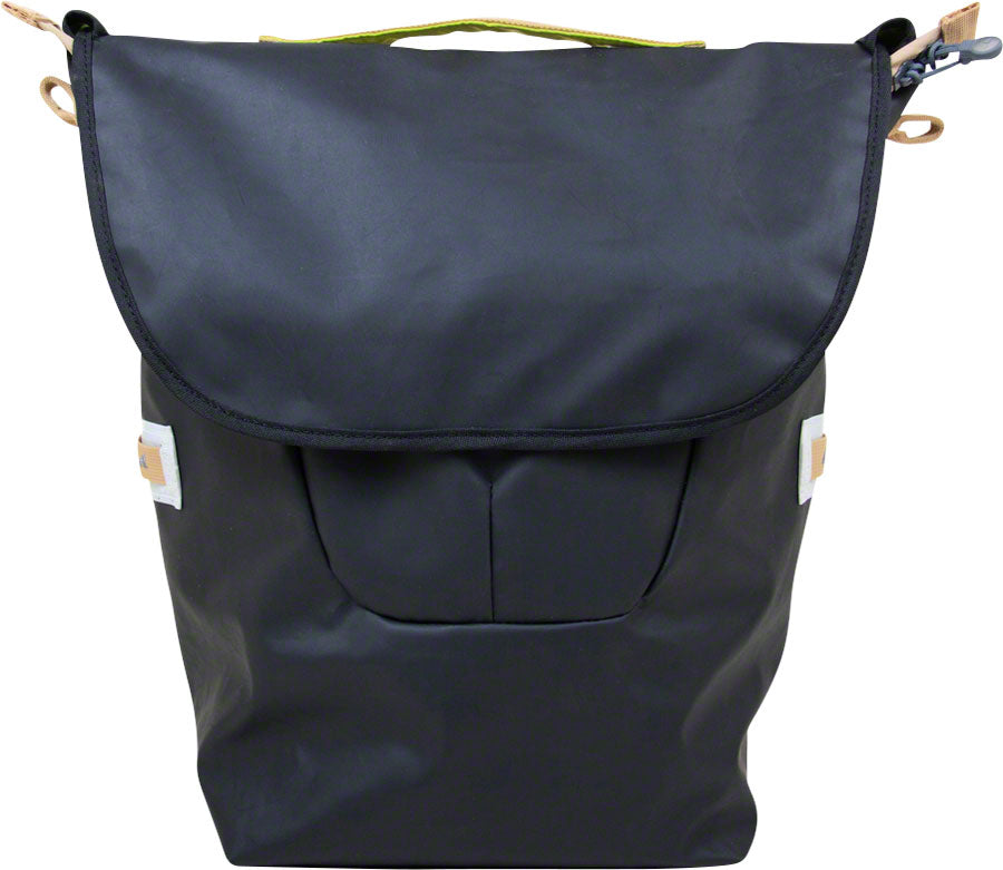 Detours Fremonster Flap Pannier Bag: Black Coated