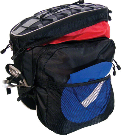 Banjo Brothers Rack Top Pannier Bag: Blk