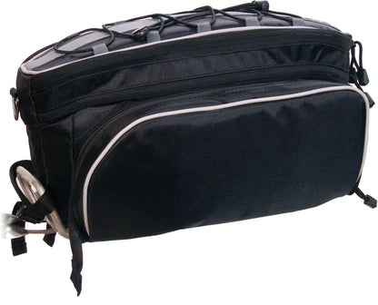 Banjo Brothers Rack Top Pannier Bag: Blk