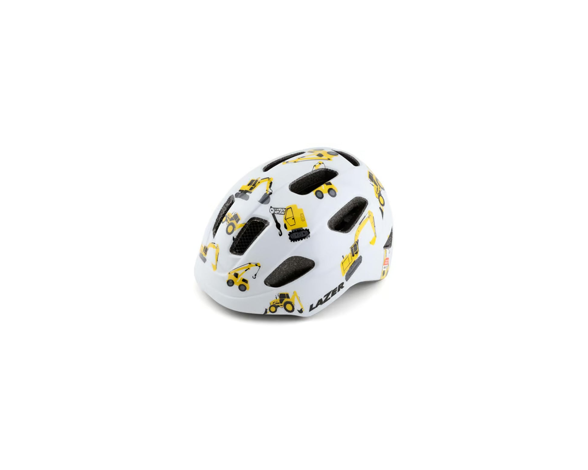 baby bike seat helmet Lazer Pnut Kids Helmet Diggers OS – Incycle Bicycles