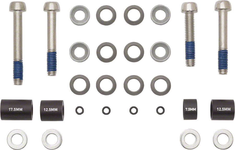 SRAM Post Spacer Set 20S Front 180/Rear 160