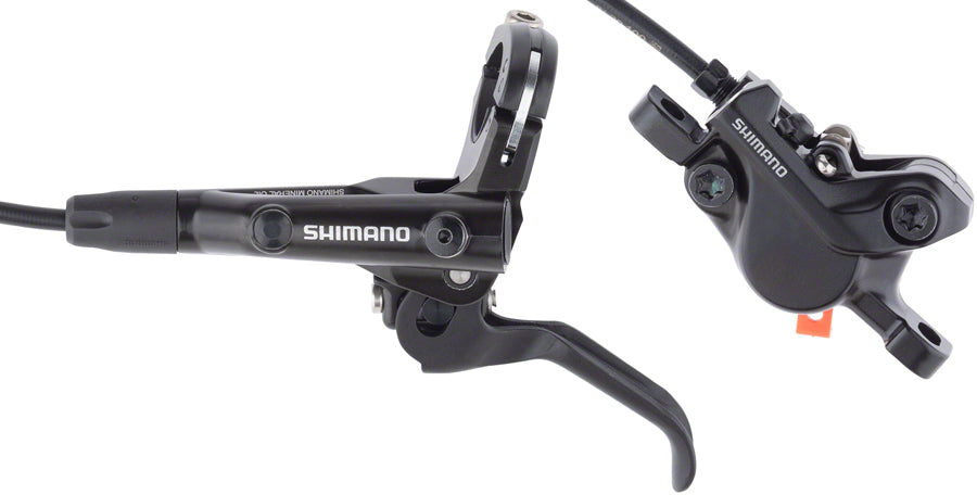 SHIMANO DEORE BL-MT501/BR-MT500 DISC BRAKE AND LEVER - FRONT HYDRAULIC POST MOUNT RESIN PADS BLACK