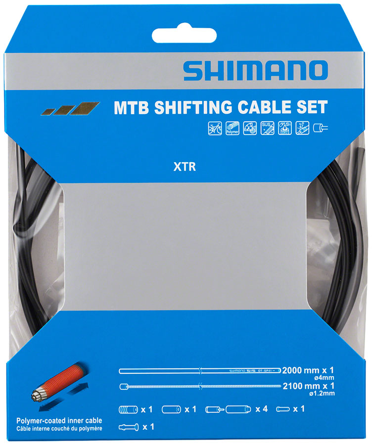 Shimano MTB Polymer Coated Shift Cable Set