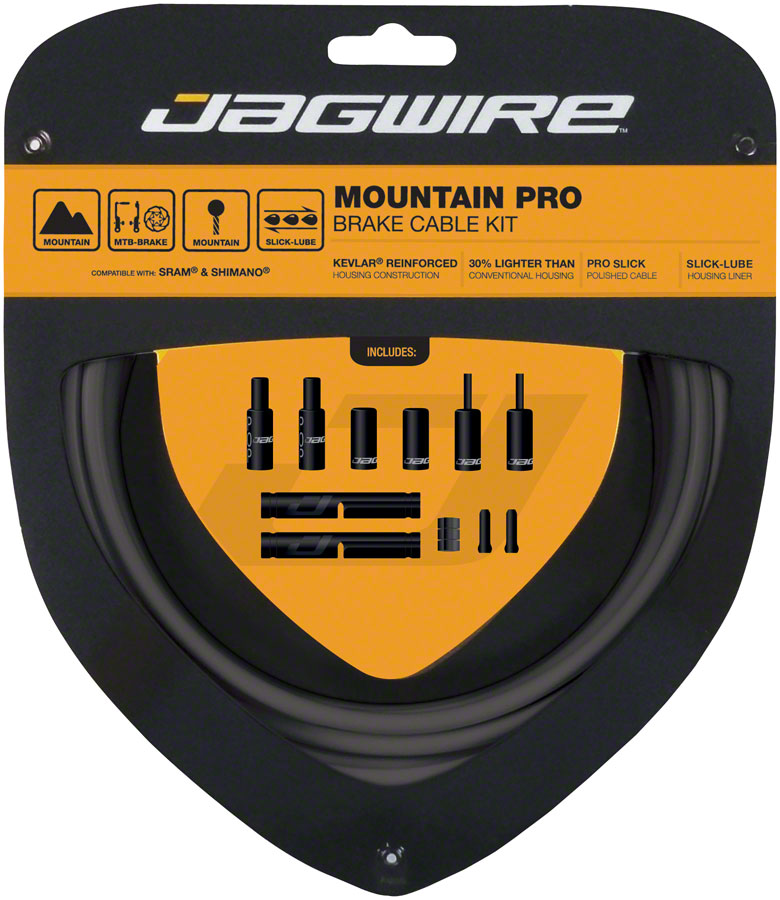 Jagwire Pro Polished Mountain Brake Kit