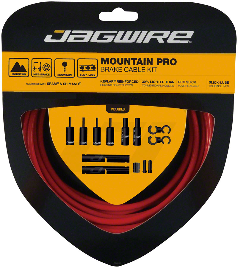Jagwire Pro Polished Mountain Brake Kit
