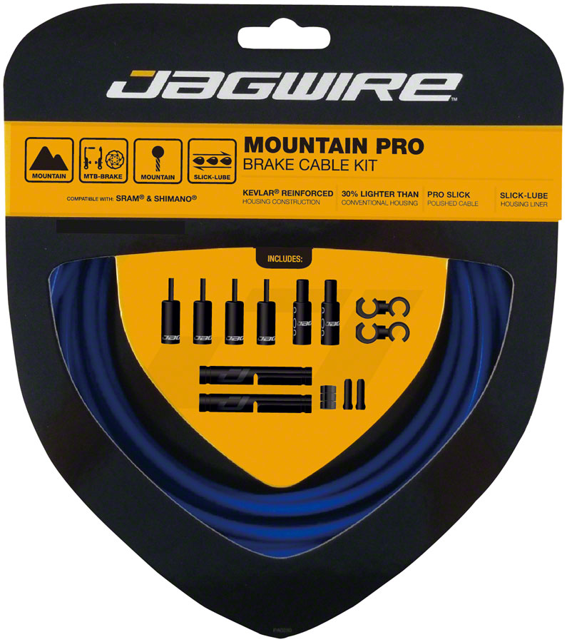 Jagwire Pro Polished Mountain Brake Kit