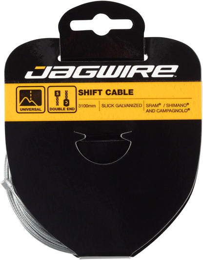JAGWIRE SPORT SHIFT CABLE - 1.1 X 3100MM SLICK GALVANIZED STEEL FOR SRAM/SHIMANO/CAMPAGNOLO