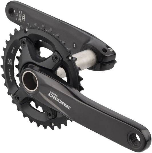 Shimano FC-M6000-2 Crankset 175mm 10-Sp 34/24t 96/64 BCD Hollowtech II Spindle Interface Blk