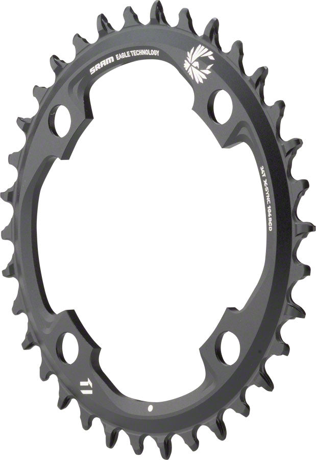 Sram Chain Ring X-SYNC 2 104 BCD CNC Aluminum Eagle Black