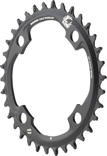 Sram Chain Ring X-SYNC 2 104 BCD CNC Aluminum Eagle Black