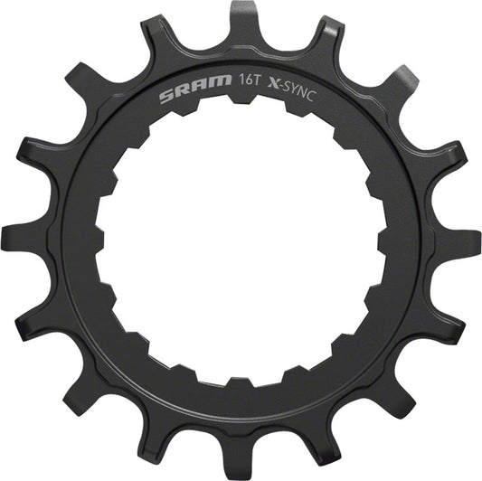 Sram Chain Ring X Sync Sprocket For Bosch Motors Straight Steel Black - Black
