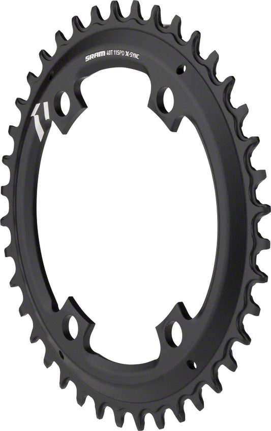 Sram Chain Ring X-Sync 11 Speed Apex1 Asymmetric 110BCD Alum Black BB30 or GXP