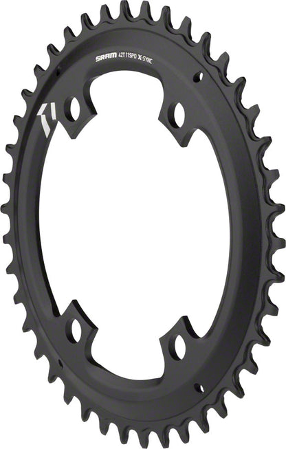 Sram Chain Ring X-Sync 11 Speed Apex1 Asymmetric 110BCD Alum Black BB30 or GXP