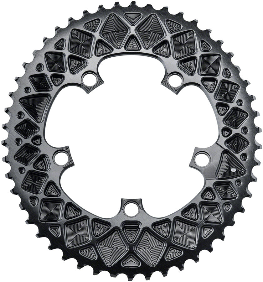 absoluteBLACK Premium Oval 110 BCD 5-Bolt Road Chainring for SRAM