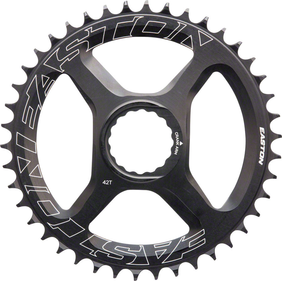 EASTON, DIRECT MOUNT NARROW/WIDE, 42T CHAINRING, 10/11SP, BCD: DIRECT MOUNT, ALUMINIUM, BLACK