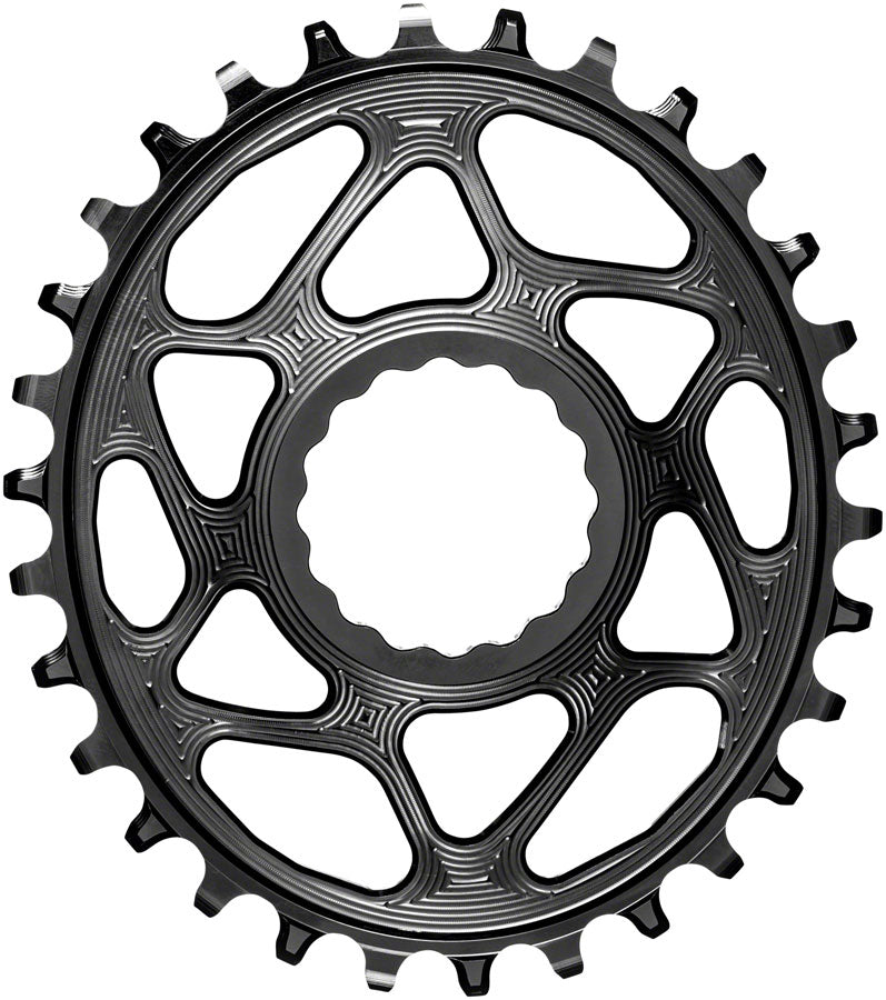 Absoluteblack Oval Direct Mount Chainring For Cinch And Hyperglide - Black