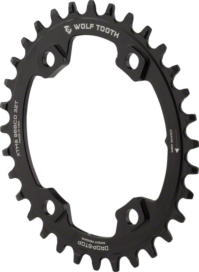 Wolf Tooth Elliptical 96 Asymmetrical BCD Chainrings for Shimano XT M8000/SLX M7000