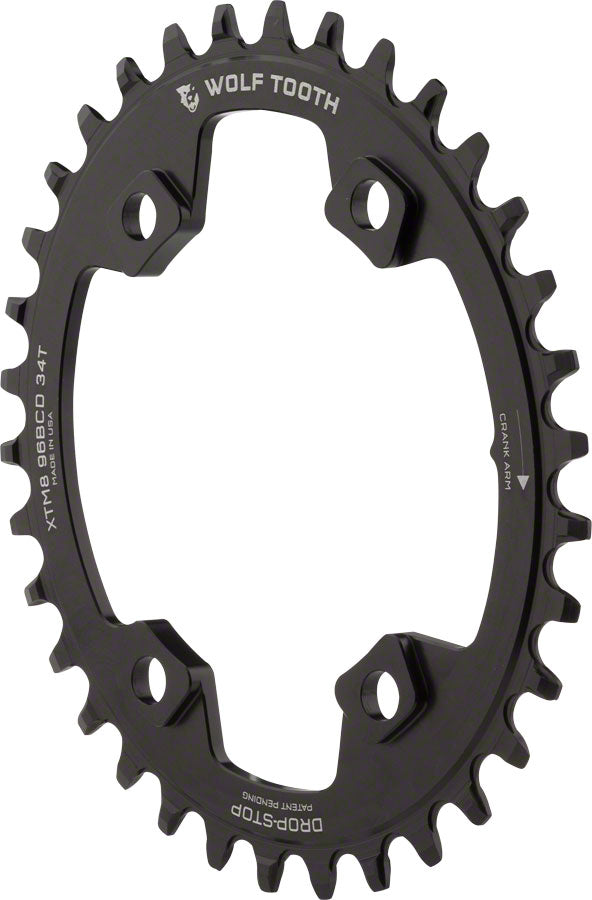 Wolf Tooth Elliptical 96 Asymmetrical BCD Chainrings for Shimano XT M8000/SLX M7000