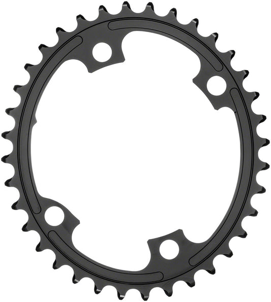 Absoluteblack Premium Oval 110 Bcd 4 Bolt Road Chainring For Shimano M9100 8000 - Black