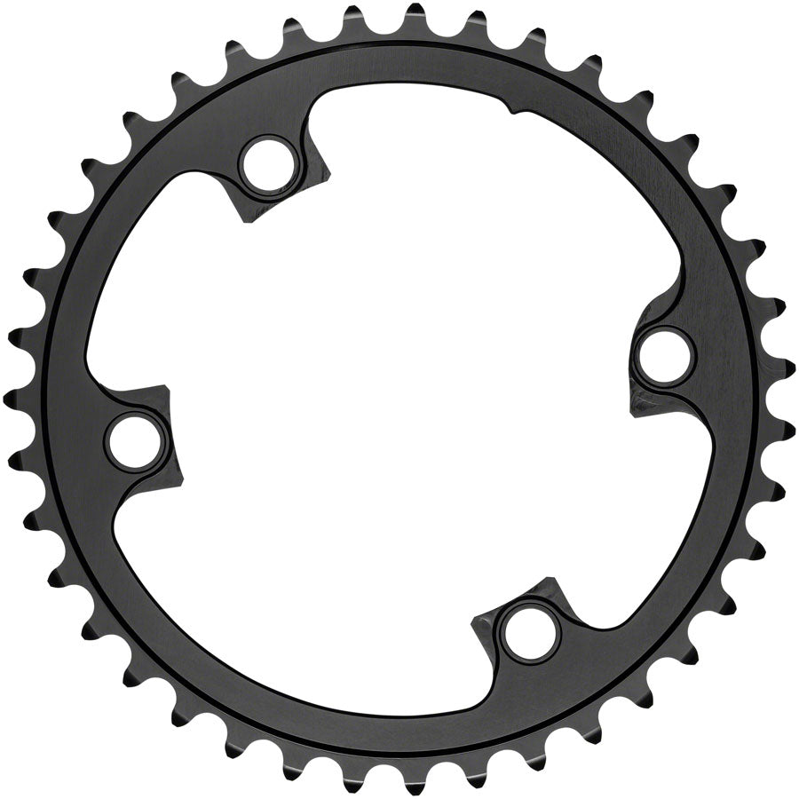 absoluteBLACK Premium Round 110 BCD 4-Bolt Road Chainring for Shimano M9100/8000