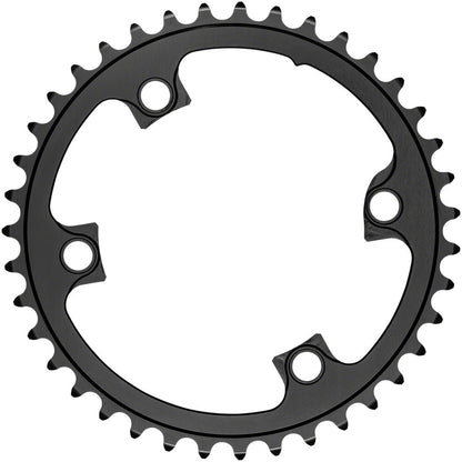 absoluteBLACK Premium Round 110 BCD 4-Bolt Road Chainring for Shimano M9100/8000