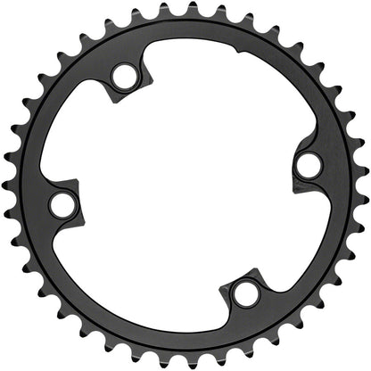 absoluteBLACK Premium Round 110 BCD 4-Bolt Road Chainring for Shimano M9100/8000