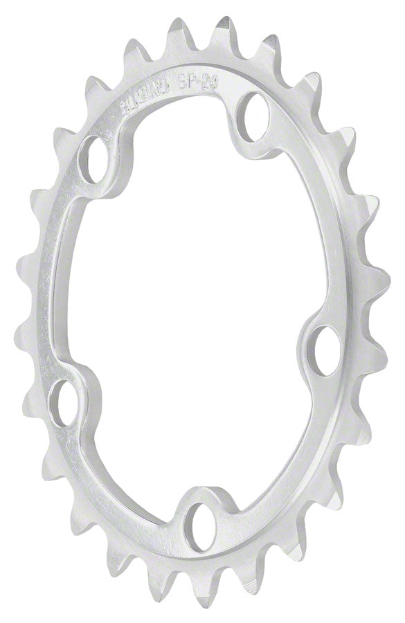 SUGINO 44T X 130MM 5-BOLT CHAINRING ANODIZED SILVER