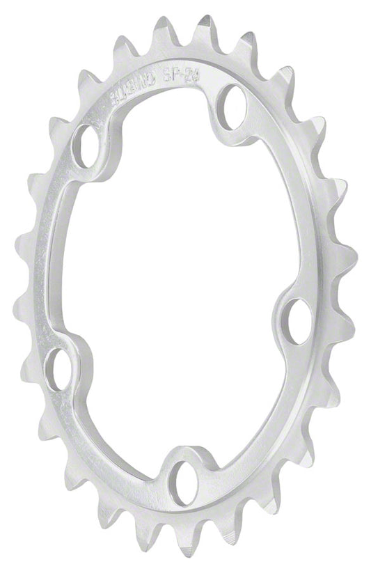 Sugino 28t x 74mm 5-Bolt Chainring Anodized Sil