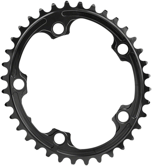 Absoluteblack Premium Oval 110 Bcd 5 Bolt Road Chainring - Black