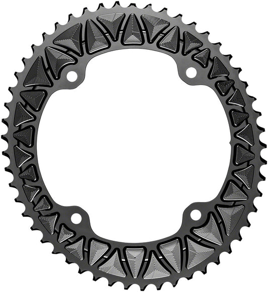 Absoluteblack Oval 145 112 Oval 4 Bolt Road Chainring For Campagnolo - Black