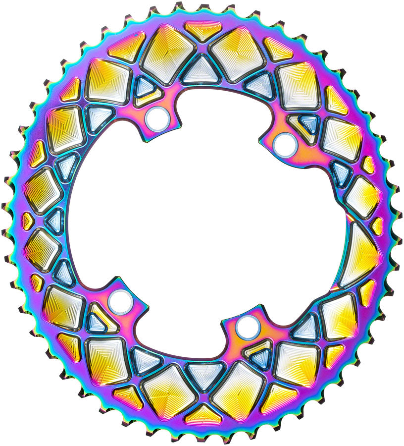 absoluteBLACK Premium Oval 110 BCD 4-Bolt Road Chainring for Shimano M9100/8000